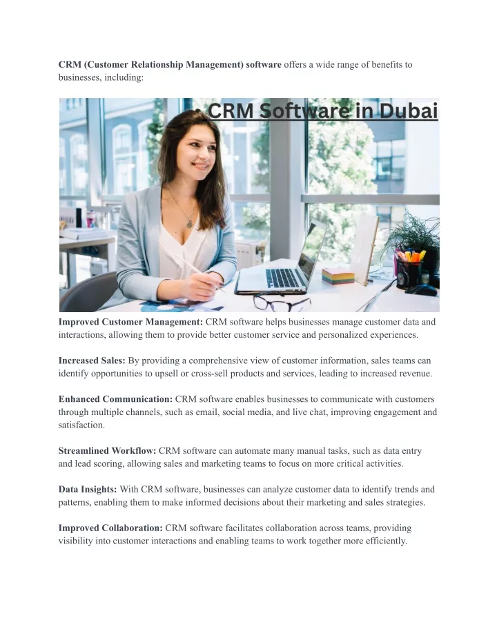 crm customer relationship management software