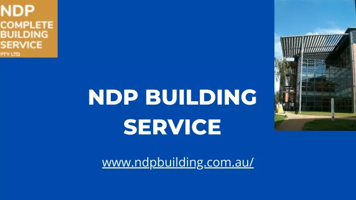 ndp building service