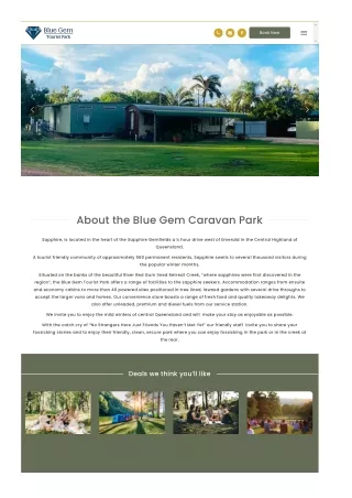 Best Caravan Park In Emerald | Blue Gem Tourist Park