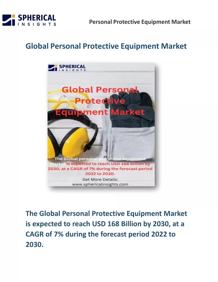 personal protective equipment market global