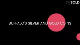 buffalo s silver and gold coins