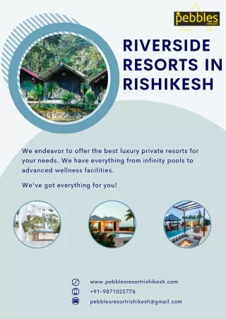 riverside resorts in rishikesh