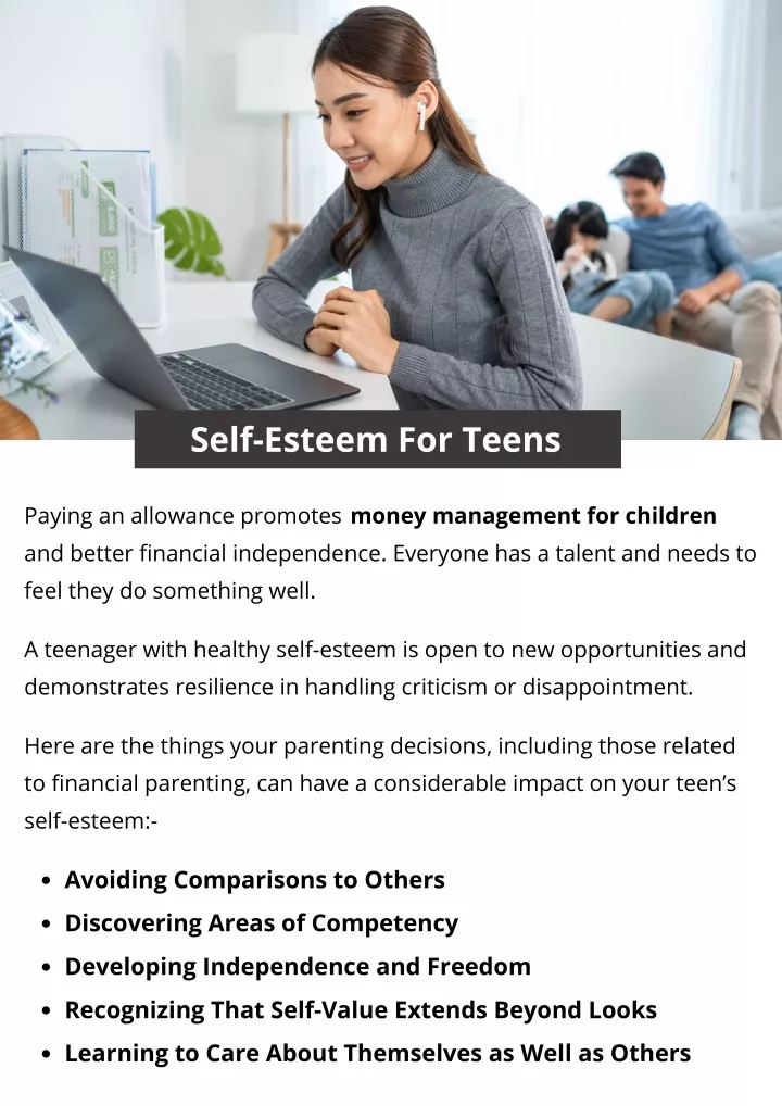 self esteem for teens