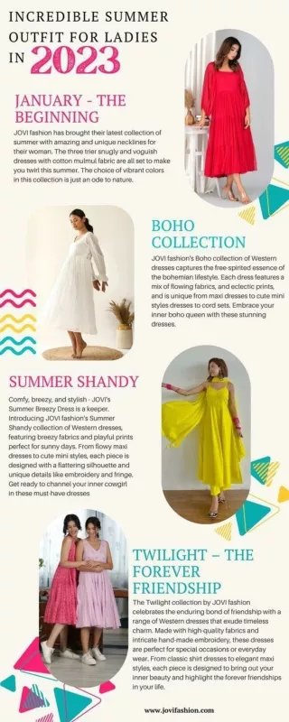 JOVI Boho Dress Collection for Women