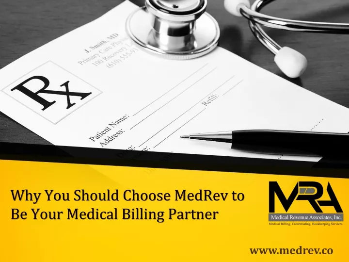 why you should choose medrev to be your medical billing partner