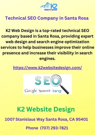 technical seo company in santa rosa