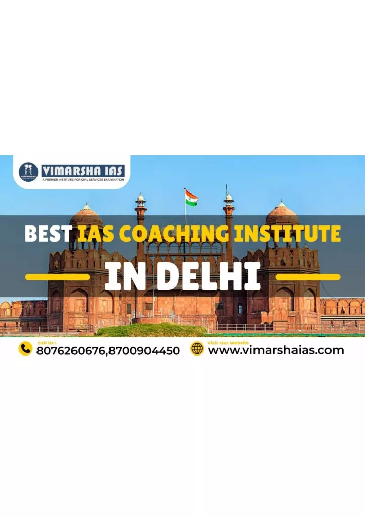 PPT - Best IAS Coaching Institute In Delhi PowerPoint Presentation ...
