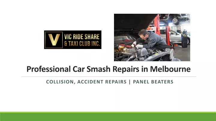 professional car smash repairs in melbourne