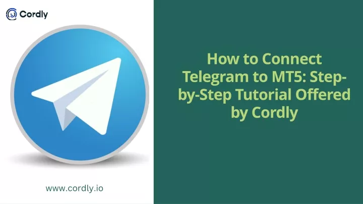 how to connect telegram to mt5 step by step