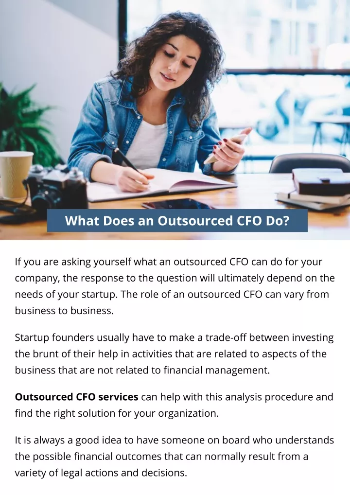 what does an outsourced cfo do