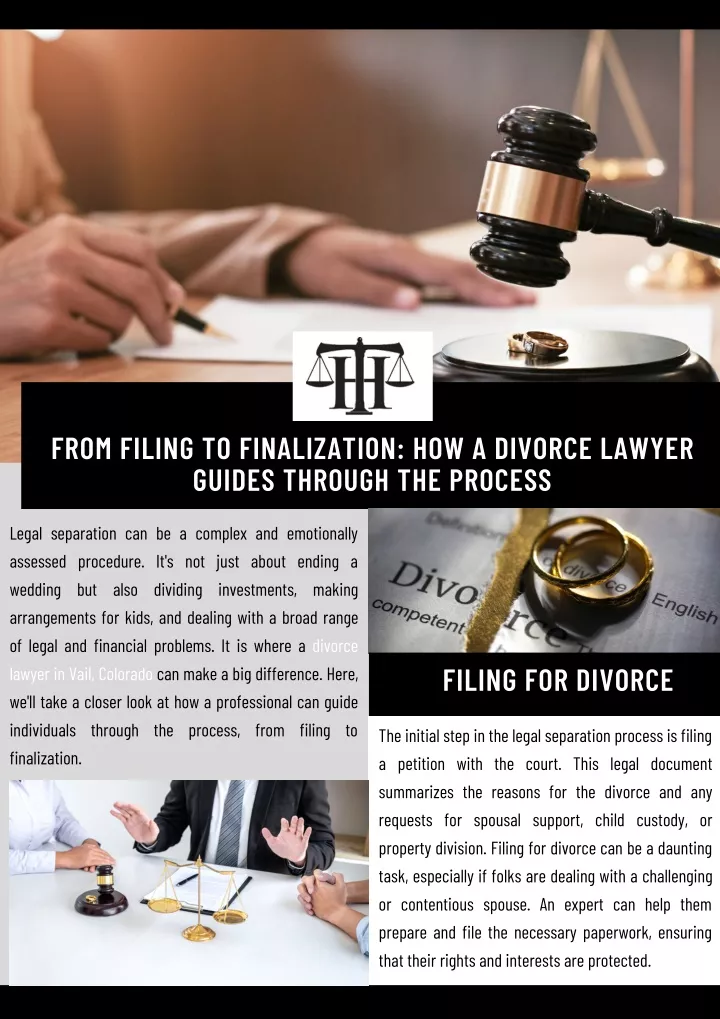 from filing to finalization how a divorce lawyer