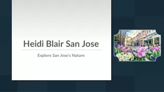 Heidi Blair San Jose -  Explore San Jose's Nature 