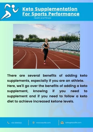 Keto Supplementation For Sports Performance PDF