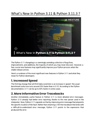 what s new in python 3 11 python 3 11 3