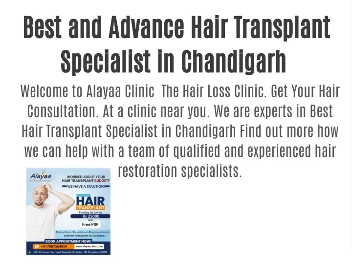 best and advance hair transplant specialist