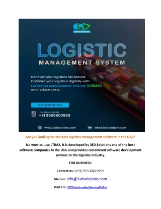 are you looking for the best logistics management