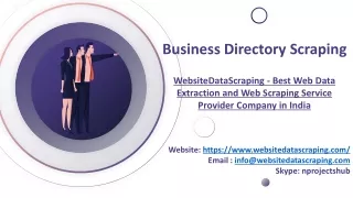 business directory scraping