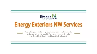 Energy Exteriors NW Services