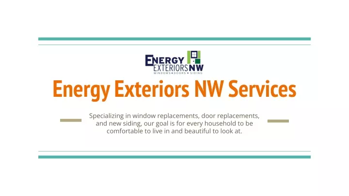 energy exteriors nw services