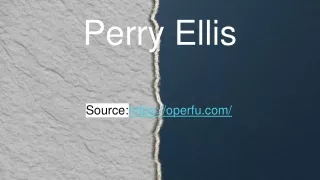 perry ellis