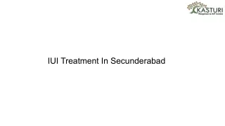 IUI Treatment In Secunderabad