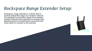 Rockspace Range Extender Setup_