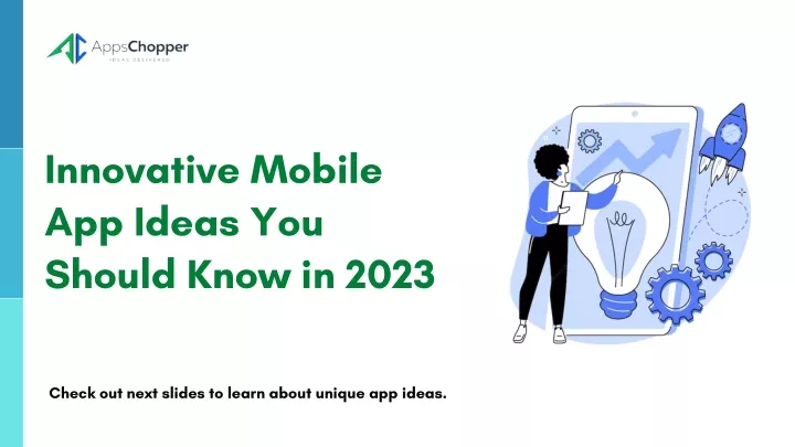 innovative mobile app ideas you should know
