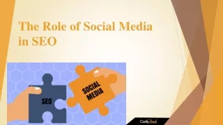 The Role of Social Media in SEO