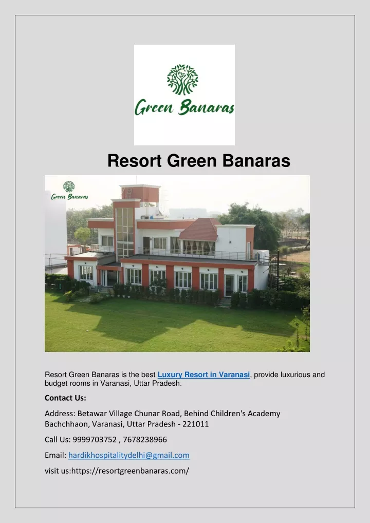 resort green banaras