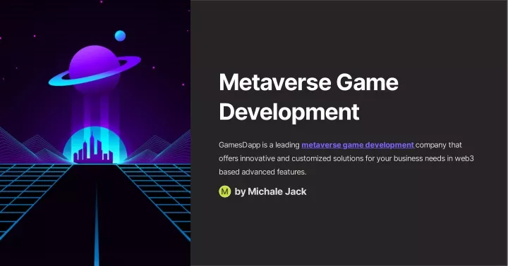 metaverse game development