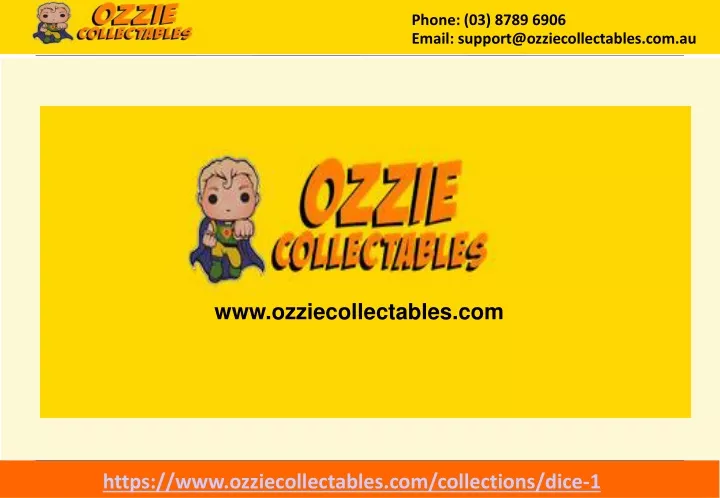 www ozziecollectables com