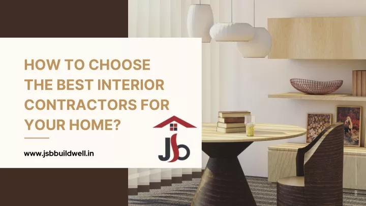 how to choose the best interior contractors