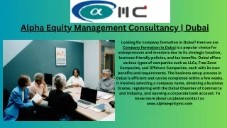 Alpha Equity Management Consultancy | Dubai