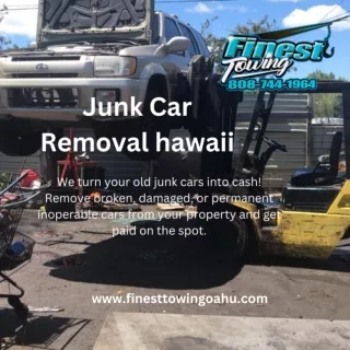 Junk Car Removal Hawaii