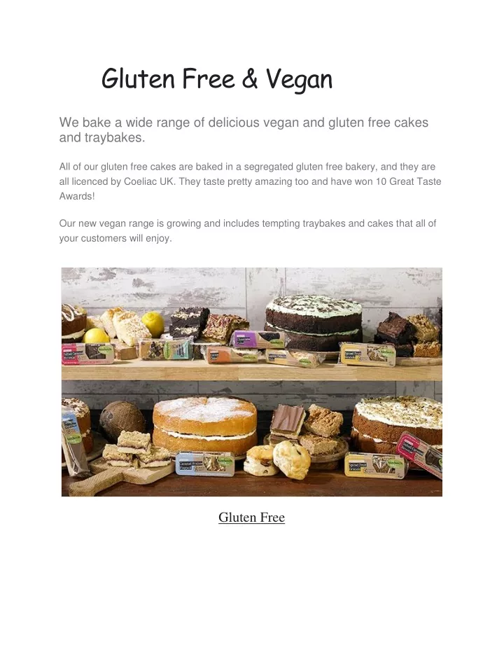 gluten free vegan