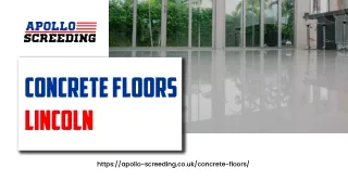 Top service for installing concrete floors Lincoln