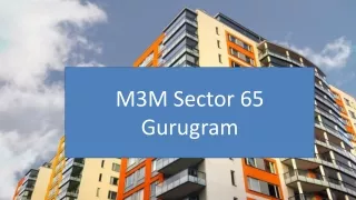 M3M Sector 65 Gurugram | Upcoming Project in Gurgaon