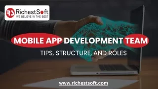 mobile app development team tips structure