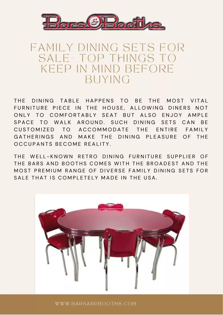 family dining sets for sale top things to keep