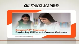 Beyond 12th Standard  Exploring Different Course Options