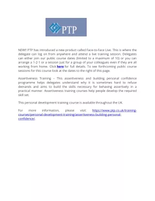 new ptp has introduced a new product called face