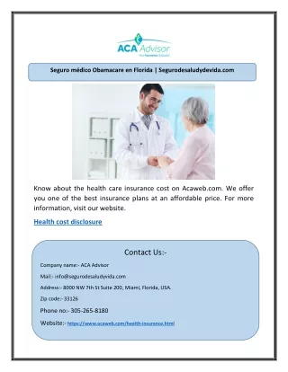 seguro m dico obamacare en florida