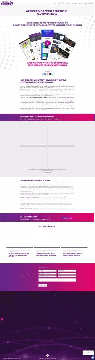 Dreamsdesign | Website Development Company in Vadodara