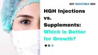 HGH Injections vs. Supplements: Which is Better for Development?