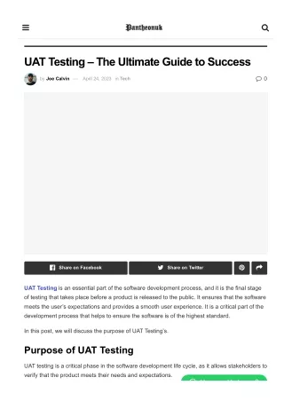 uat testing the ultimate guide to success