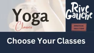 Choose Your Classes Rive Gauche