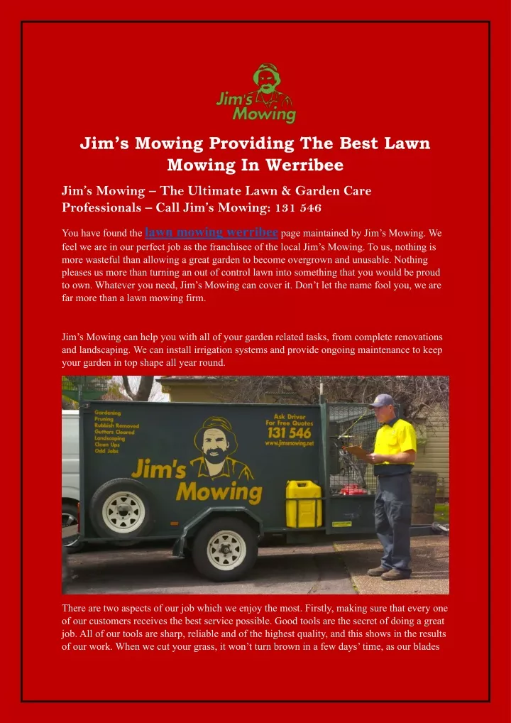 jim s mowing providing the best lawn mowing