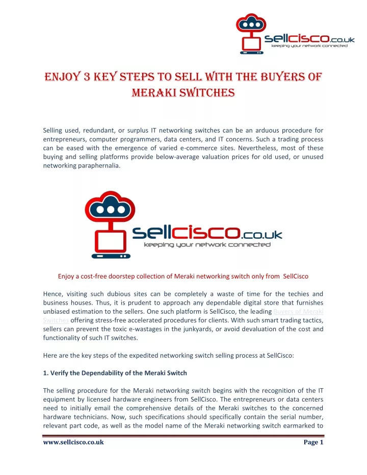 enjoy 3 key steps to sell with the buyers
