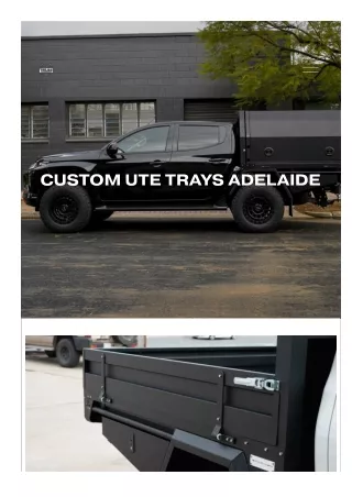 Tray and Canopy Package Perth