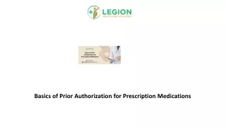 basics of prior authorization for prescription